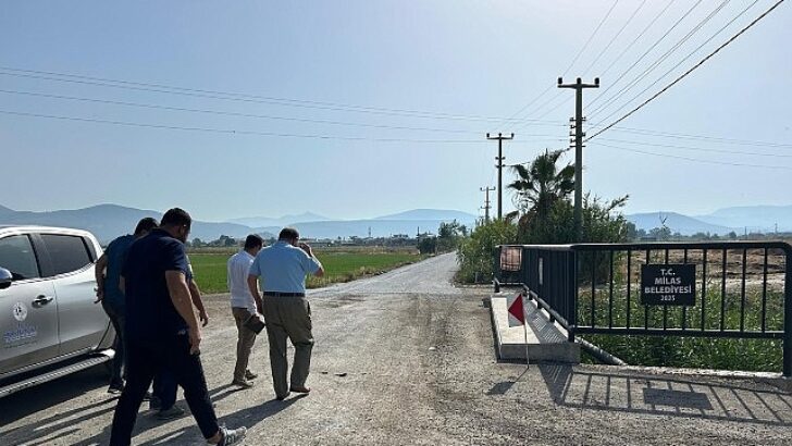 Lider Topuz, Milas Belediyesi Tarafından Gerçekleştirilen Çalışmaları Yerinde İnceledi