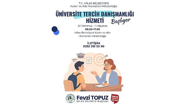 Milas Belediyesi Tercih Devrinde Adayların Yanında Olacak