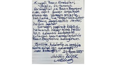 Muhittin Böcek basın işçilerini unutmadı