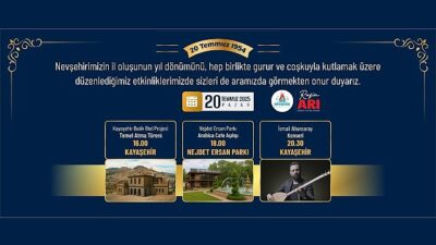Nevşehir Belediyesi Gururla Sunar; Üçü Bir Ortada