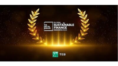 TEB, The Digital Banker tarafından ”Türkiye’de Sürdürülebilir Finans Alanında En Düzgün Özel Banka” seçildi