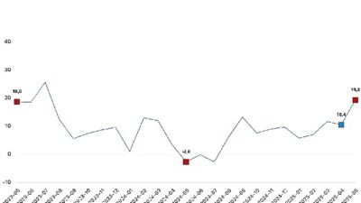 Ticaret satış hacmi yıllık yüzde 19,2 arttı, perakende satış hacmi yıllık yüzde 17,7 arttı