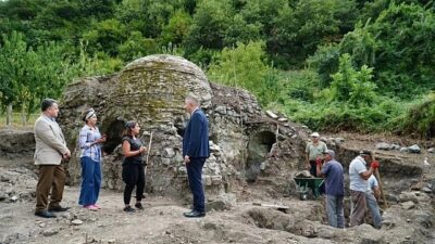 Üst Halıdere Tarihî Osmanlı Periyodu Hamam Onarımı İhalesi Yapıldı