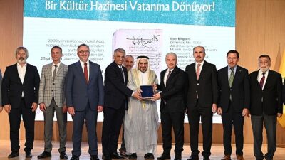Yurt Dışına Kaçırılan Nadide Yazma Yapıtlardan “Kitab Şerhu’l-Esma” Tekrar Konya’ya Kazandırıldı