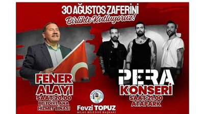 30 Ağustos Zafer Bayramı Coşkusu Fener Alayı ve ‘Pera’ Konseriyle Yaşanacak
