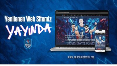 Anadolu Efes Spor Kulübü’nün resmi internet sitesi yenilendi