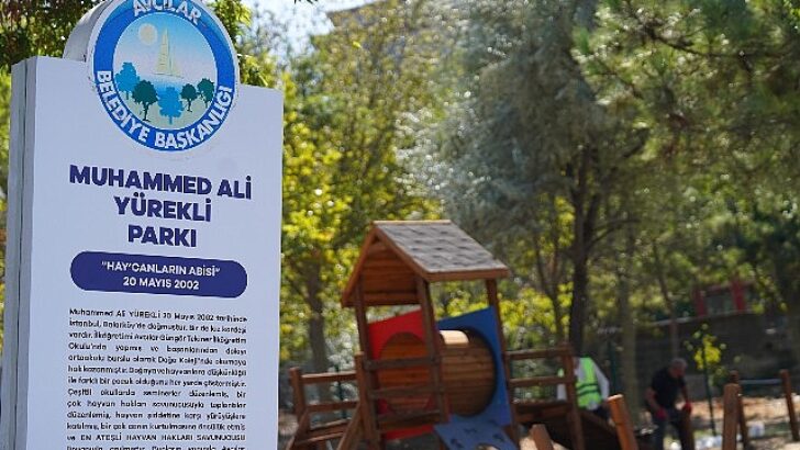 Avcılar’ın tek köpek oyun parkı yenilendi