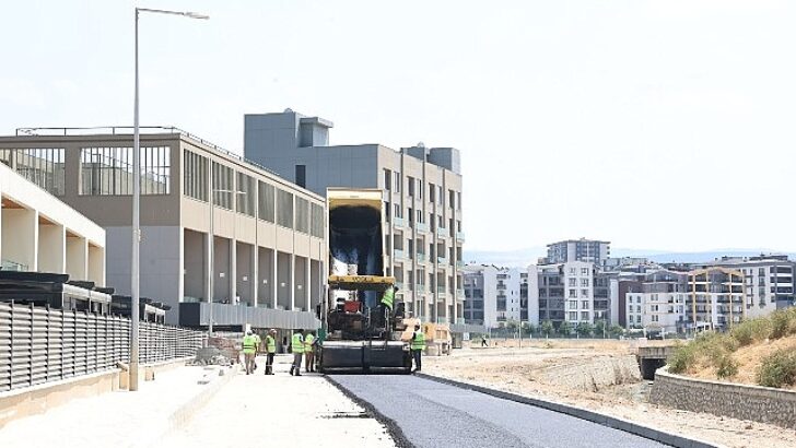 Balkan Mahallesi’nde yollar asfaltlanıyor