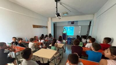 Burhaniye Belediyesi’nden öğrencilere etraf eğitimi