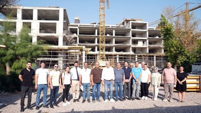Ege Üniversitesinde dev teknopark kompleksi süratle yükseliyor