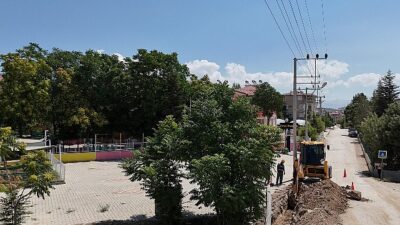 Elmalı Gündoğan Mahallesi’nde 2 kilometrelik yeni içme suyu sınırı