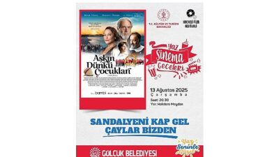 Gölcük’te yaz sinema geceleri “Aşkın Dünkü Çocukları” ile devam edecek