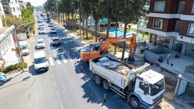 Güzelbahçe Belediyesi İlçenin Ana Arterlerini Yeniliyor