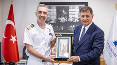 İtalyan Donanması heyetinden Lider Tugay’a ziyaret