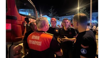 İzmir İtfaiyesi Balıkesir’de misyon başında