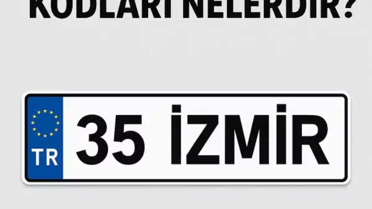 İzmir’in plaka kodu ne? İzmir’in plaka numarası kaç? İzmir ve ilçelerinin plaka harfleri…
