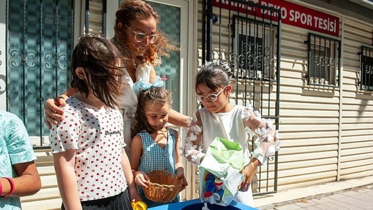 Karşıyakalı çocuklardan “Mavi Kapak” projesine tam takviye