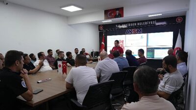Keçiören Belediyesi çalışanına afet ve yangın eğitimi
