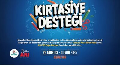 “Kırtasiye Desteği” İçin Müracaatlar Başladı
