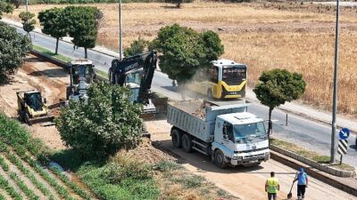 Lider Çerçioğlu, Aydın’ın tüm ilçelerinde yol imal ve yenileme çalışmalarını sürdürüyor