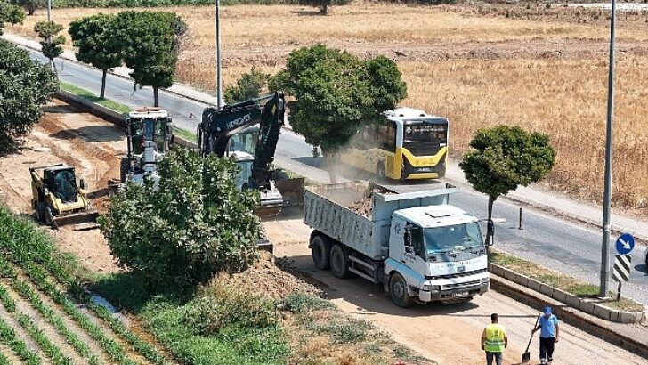 Lider Çerçioğlu, Aydın’ın tüm ilçelerinde yol imal ve yenileme çalışmalarını sürdürüyor