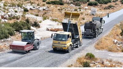 Lider Çerçioğlu kırsal mahallelerde yol yenileme çalışmalarını sürdürüyor