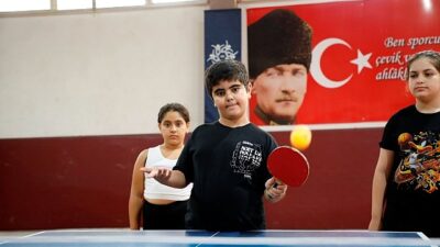 Lider Çerçioğlu’nun geleceğin atletlerine dayanakları devam ediyor
