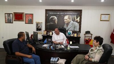 Lider Çiçek, Muhtarlar Derneği’ni Ağırladı