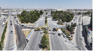 Marangozlar Köprülü Kavşağı’nda Yenileme Çalışmaları Başladı