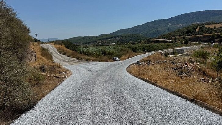 Milas Belediyesi Çağdaş ve Konforlu Yolları Vatandaşların Hizmetine Sundu