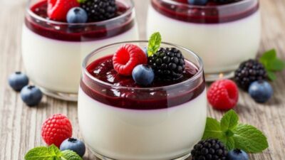 Orman Meyveli Panna Cotta Tarifi