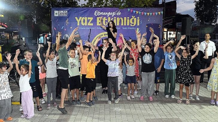 Osmangazi’de yaz aktiflikleri mahallelere sevinç getirdi