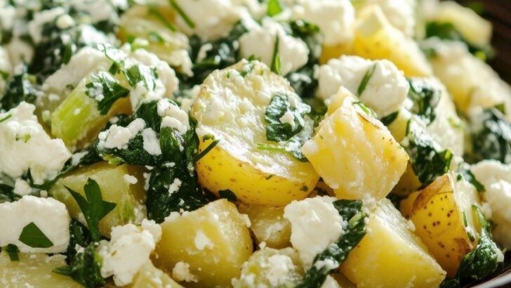 Peynirli Patates Salatası Tarifi