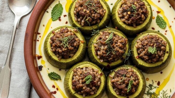 Terbiyeli Kabak Dolma Tarifi