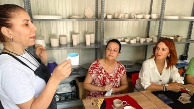 Yenişehir Belediyesinden bayanlara yönelik seramik sanatı eğitimi