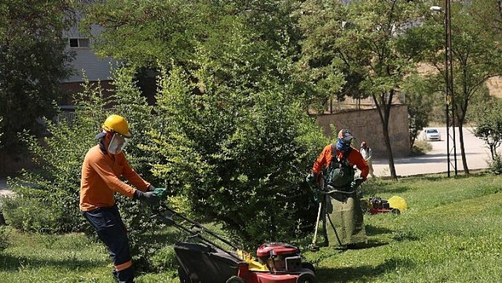 Yeşil Bir Çankaya İçin Parklarda Bakım Yapılıyor