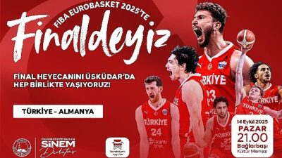 A Ulusal Basketbol Ekibimizin Tarihi Çabası Üsküdar’da kurulacak dev ekranda yayınlanacak