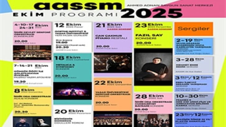 AASSM’de ekim ayı sanatla geçecek