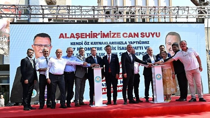 Alaşehir’in Dev Altyapı Yatırımı Tamamlandı