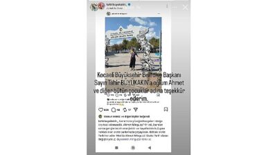 Anne Minguzzi’den Lider Büyükakın’a teşekkür