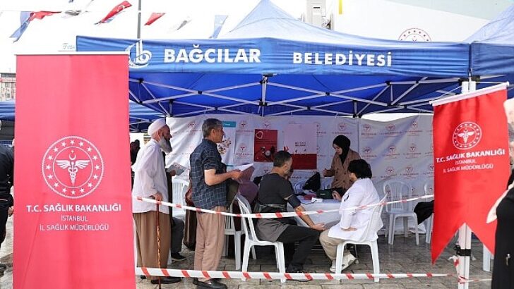 Bağcılar Meydanı’nda fiyatsız sıhhat hizmeti