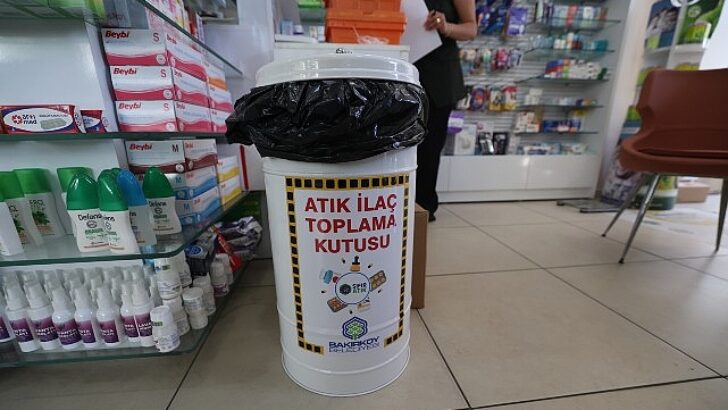Bakırköy’de Atık İlaçlar Eczanelerde Toplanıyor
