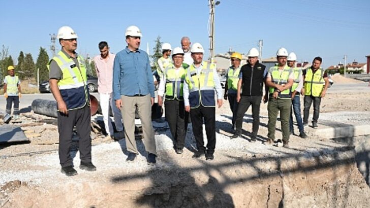Başkan Altay: “Kurak Dönemlerde Şehir Merkezine Su Aktaracak 62 KM’lik Hatta Bağlantı Çalışmalarına Başladık”