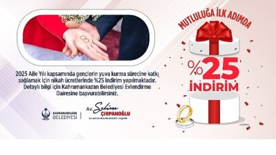 Belediyeden Yeni Evleneceklere Jest