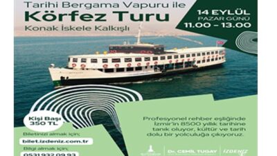 Bergama Vapuru ile İzmir Körfezi’nde Tarihe Seyahat