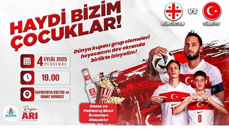 Birinci Maç Dev Ekranda, Kalbimiz Ulusal Kadroyla