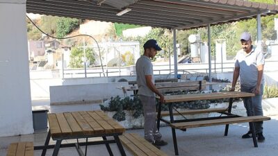 Büyükşehir’den bank ve piknik masası takviyesi