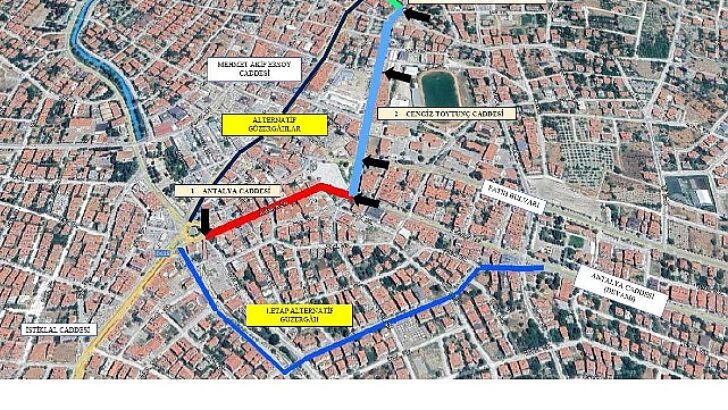 Büyükşehir’den Korkuteli’nde asfalt çalışması