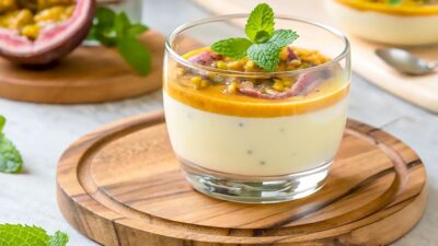 Çarkıfelek Meyveli Panna Cotta Tarifi