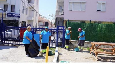 Çeşme Belediyesi’nden Yeni Eğitim-Öğretim Yılı Öncesi Büyük Paklık